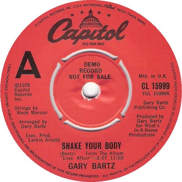 Gary Bartz - Shake Your Body / Penelope