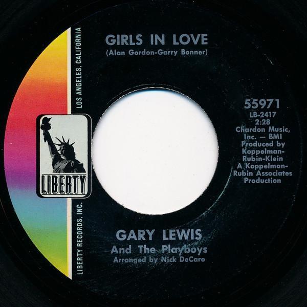 Gary Lewis & The Playboys - Girls In Love / Let's Be More Than Friends