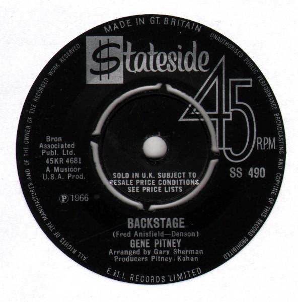 Gene Pitney - Backstage