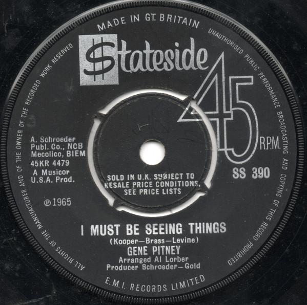 Gene Pitney - I Must Be Seeing Things