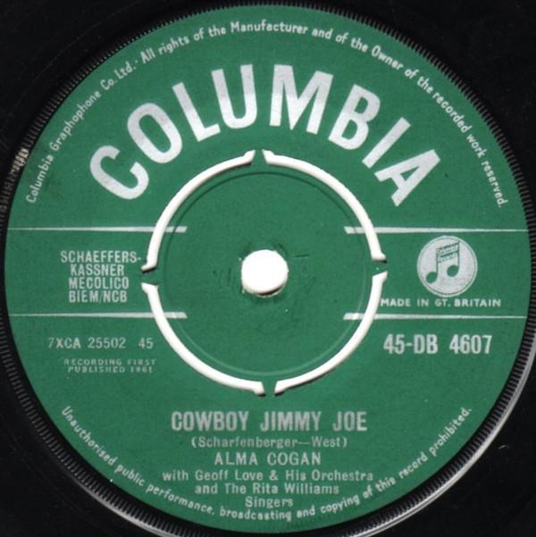 Geoff Love & His Orchestra, Alma Cogan, The Rita Williams Singers - Cowboy Jimmy Joe