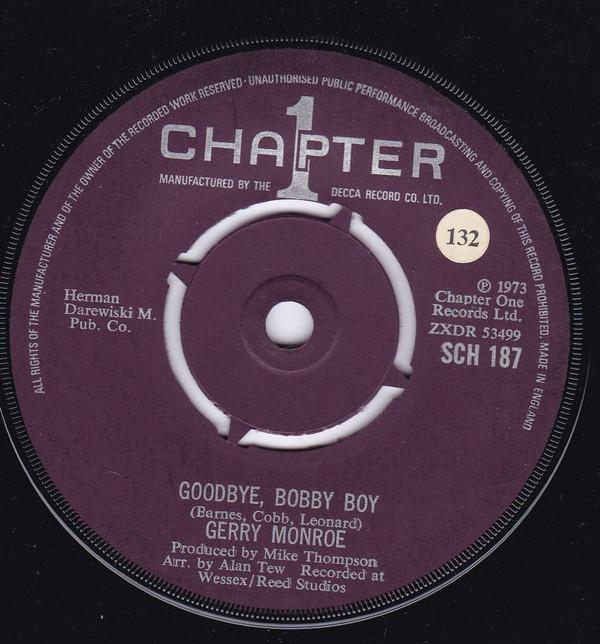 Gerry Monroe - Goodbye, Bobby Boy