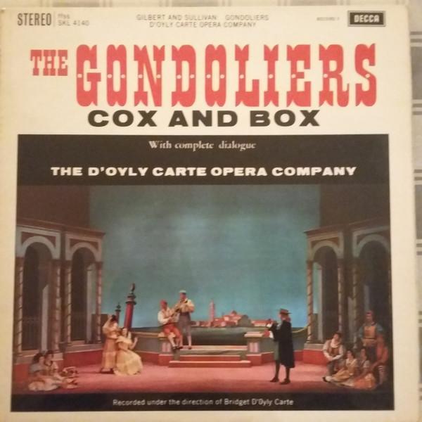 Gilbert & Sullivan, D'Oyly Carte Opera Company - The Gondoliers, Cox and Box (Record 3)