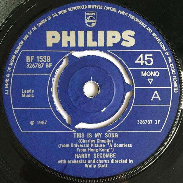 Harry Secombe - This Is My Song / Song Of The Valley