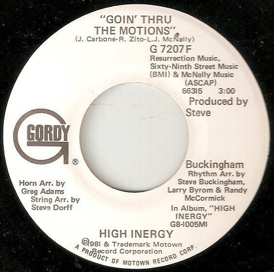 High Inergy - Goin' Thru The Motions