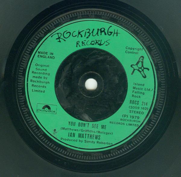 Iain Matthews - You Don't See Me