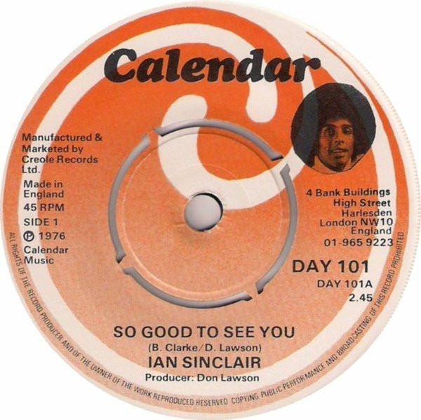 Ian Sinclair - So Good To See You /  So Good To See You (Disco)