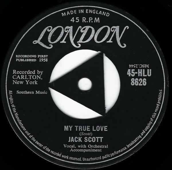 Jack Scott - My True Love / Leroy