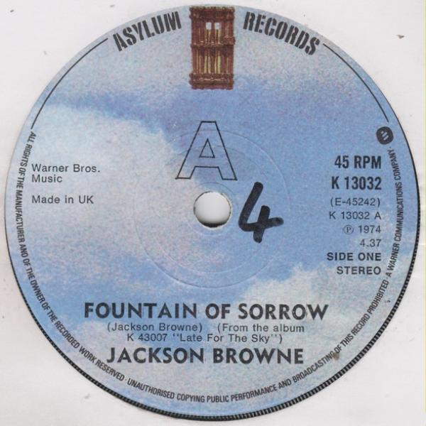 Jackson Browne - Fountain Of Sorrow