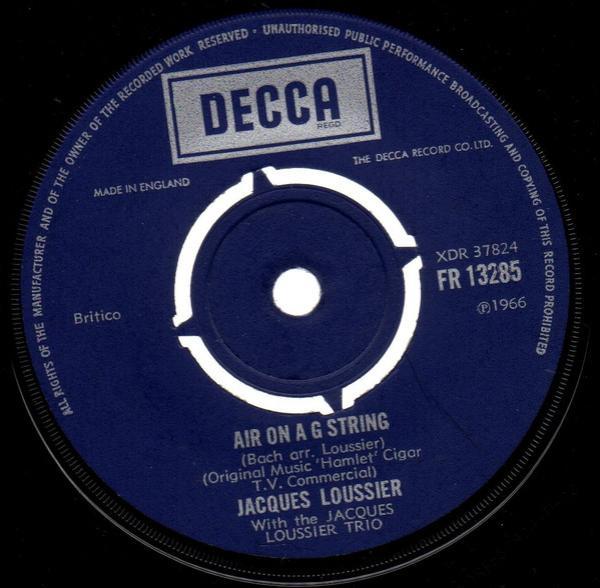 Jacques Loussier, Jacques Loussier Trio - Air On A G String