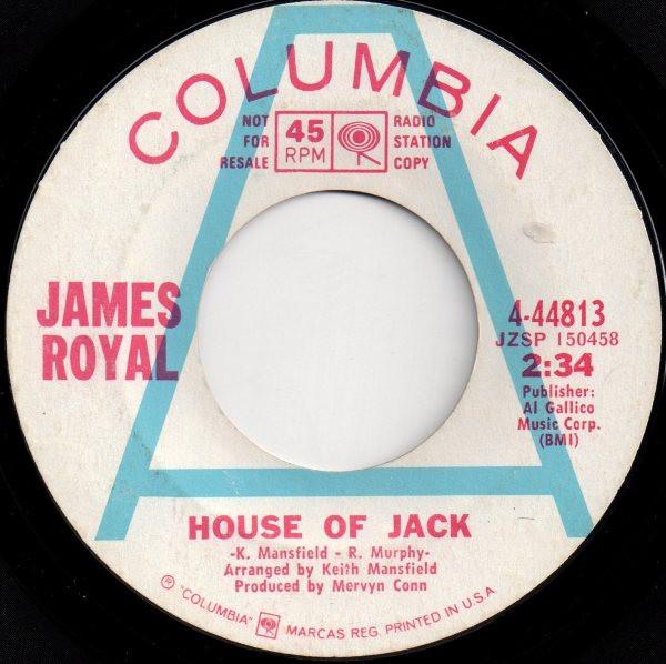 James Royal - House Of Jack / Which Way To Nowhere