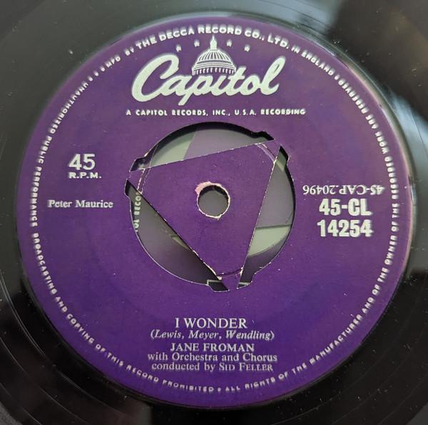 Jane Froman - I Wonder