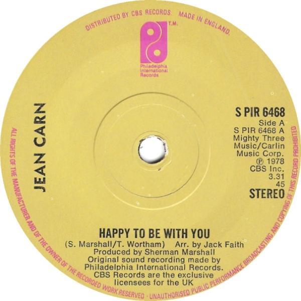 Jean Carn - Happy To Be With You