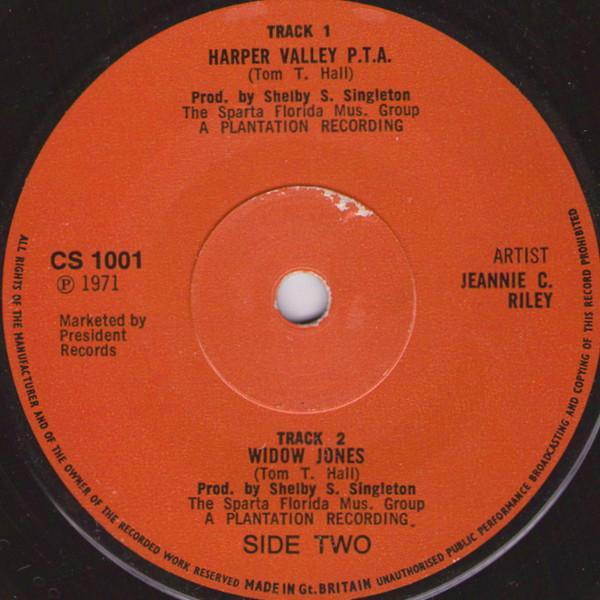 Jeannie C. Riley - Harper Valley P.T.A. / Widow Jones