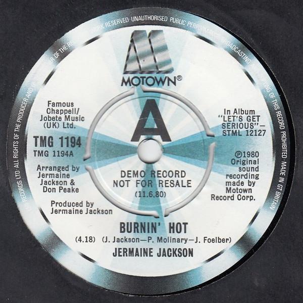 Jermaine Jackson - Burnin' Hot