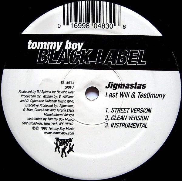 Jigmastas - Last Will & Testimony / Original