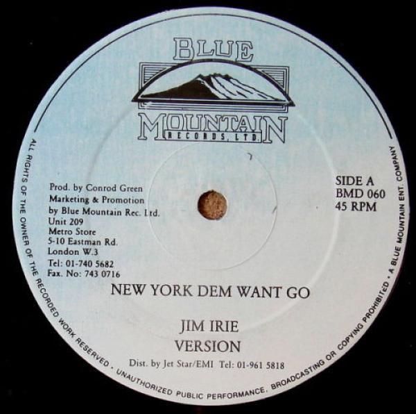 Jim Irie, Chicken Hawk  - New York Dem Want Go / Hawk Afi Talk