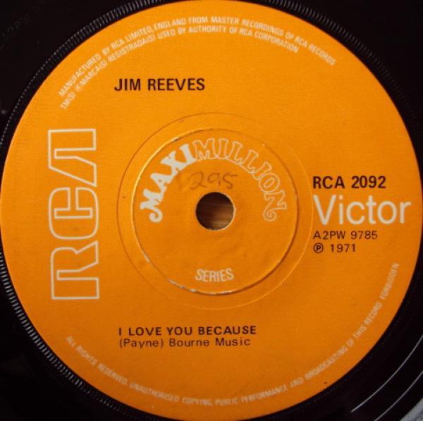 Jim Reeves - I Love You Because