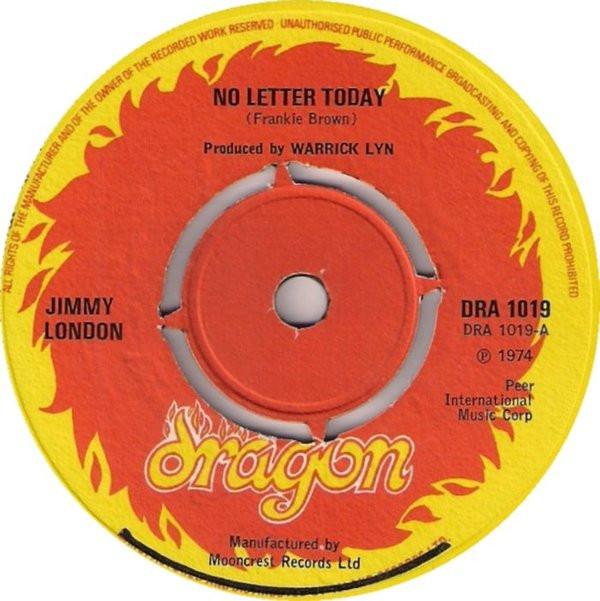 Jimmy London - No Letter Today / The Road Is Rough