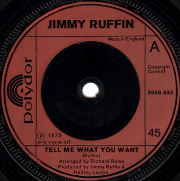 Jimmy Ruffin - Tell Me What You Want