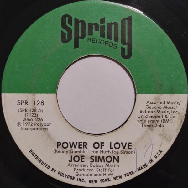 Joe Simon - Power Of Love / The Mirror Don't Lie