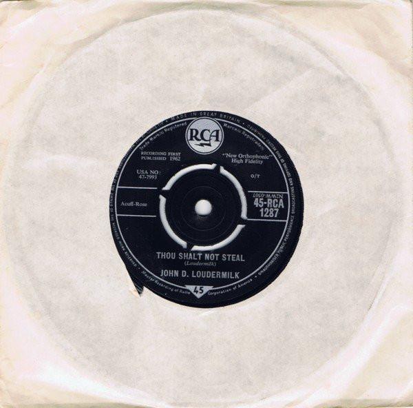 John D. Loudermilk - Thou Shalt Not Steal / Mister Jones
