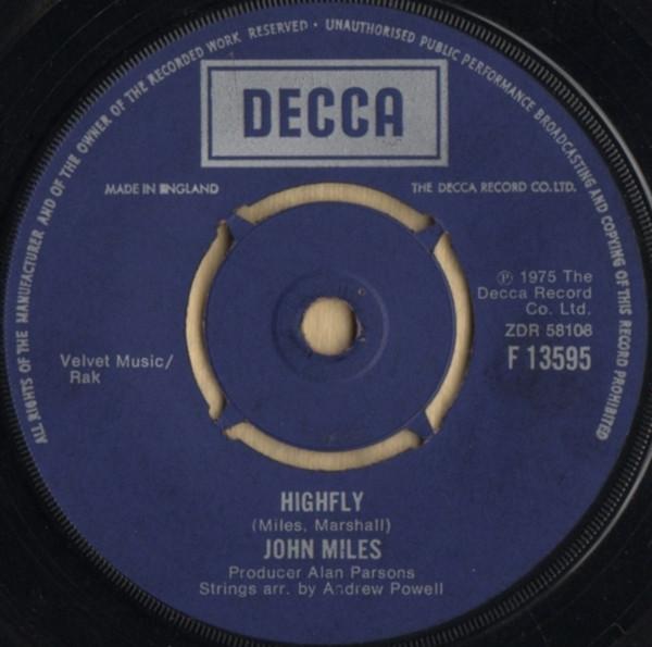 John Miles - Highfly / There's A Man Behind The Guitar