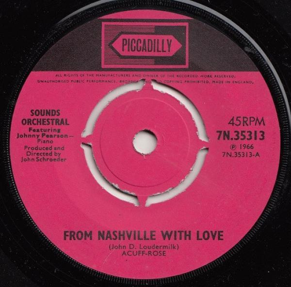 Johnny Pearson, Sounds Orchestral - From Nashville With Love