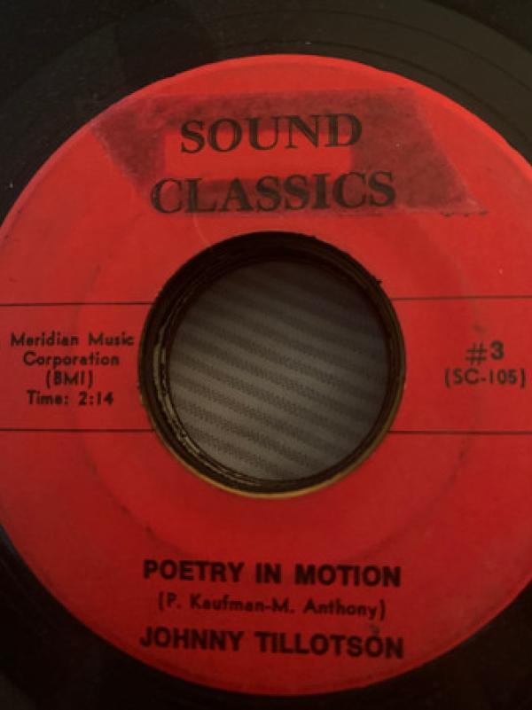 Johnny Tillotson - Poetry In Motion 
