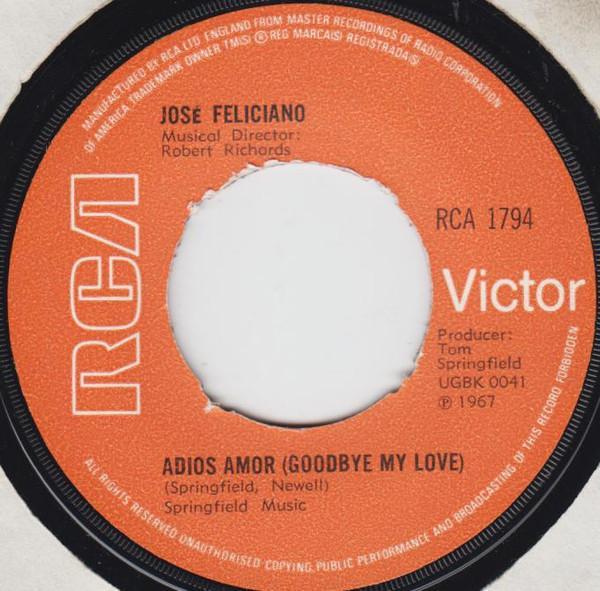 José Feliciano - Adios Amor (Goodbye My Love)