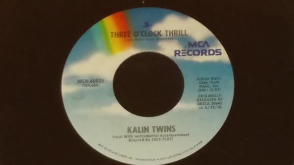 Kalin Twins - Three O'Clock Thrill / When