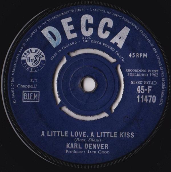 Karl Denver - A Little Love, A Little Kiss