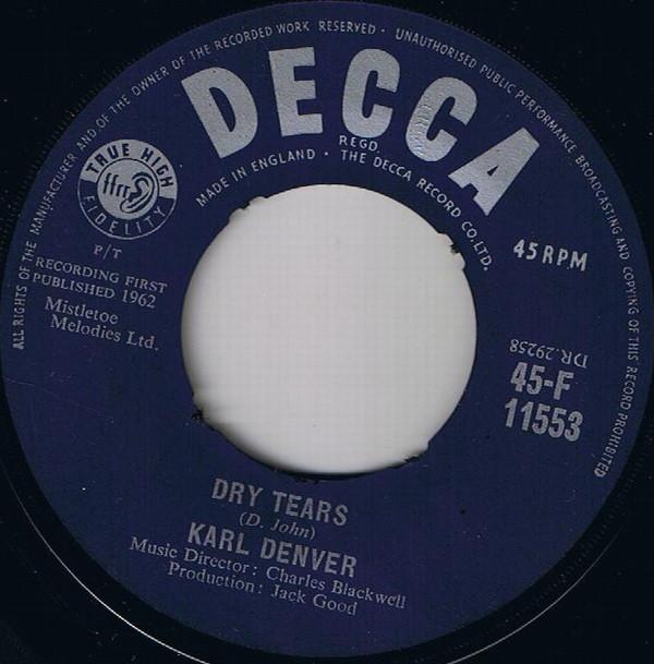 Karl Denver - Dry Tears