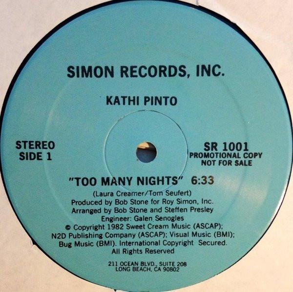 Kathi Pinto - Too Many Nights