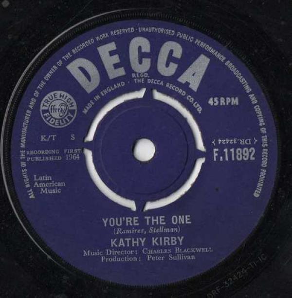 Kathy Kirby - You're The One