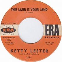 Ketty Lester - This Land Is Your Land / Love Is For Everyone