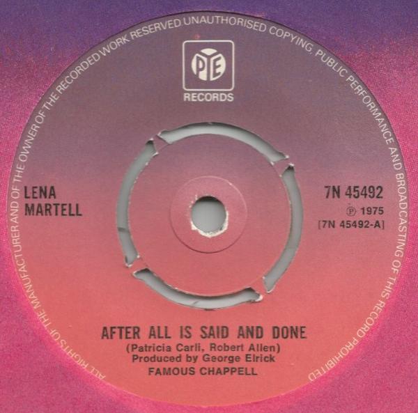 Lena Martell - After All Is Said And Done
