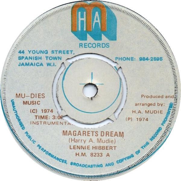 Lennie Hibbert, Mudies All Stars - Magarets Dream / Dept. Charge