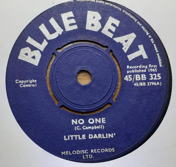 Little Darlin', Prince Buster's All Stars - No One / Congo Revolution