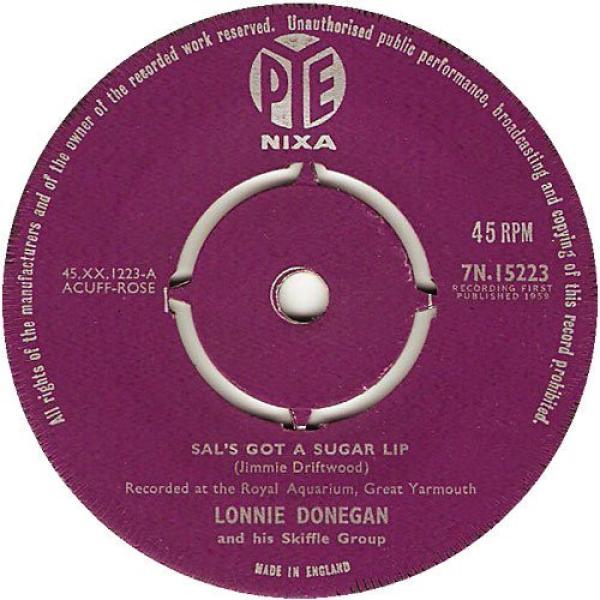 Lonnie Donegan, Lonnie Donegan's Skiffle Group - Sal's Got A Sugar Lip / Chesapeake Bay