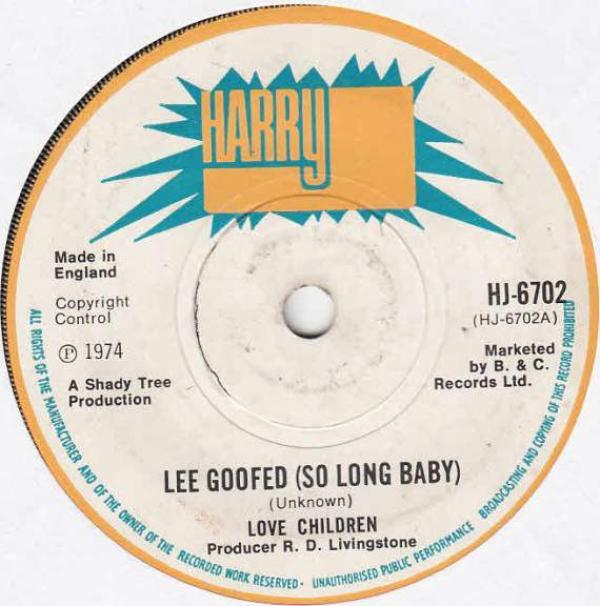 Love Children (3) - Lee Goofed (So Long Baby)