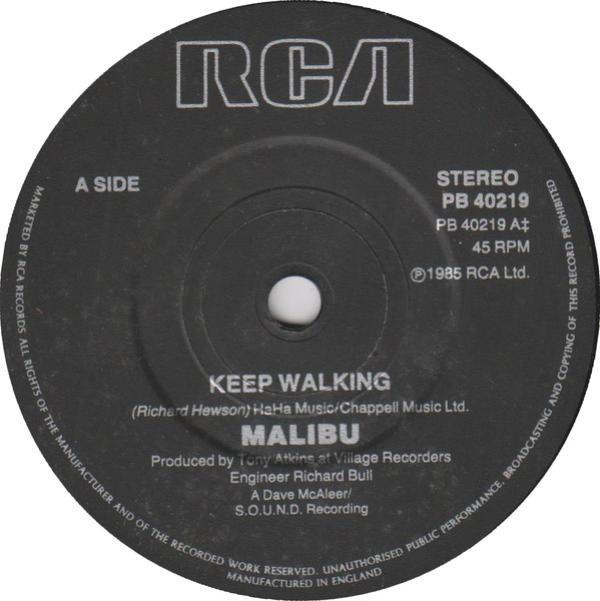 Malibu  - Keep Walking / Sand In My Toes