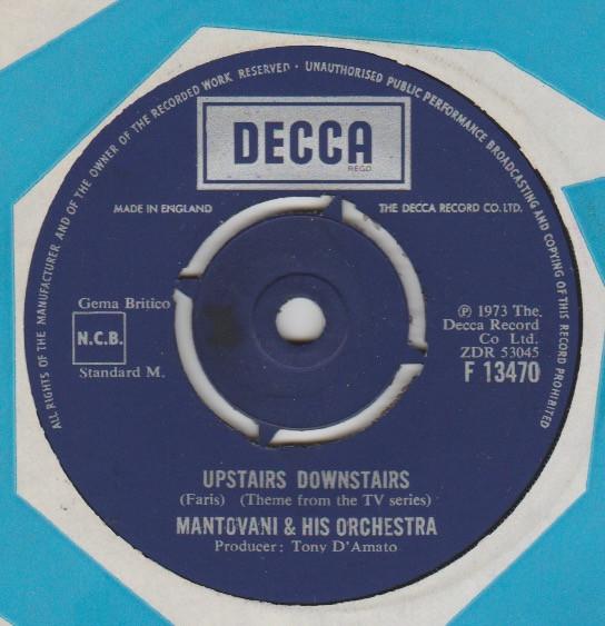 Mantovani And His Orchestra - Upstairs Downstairs