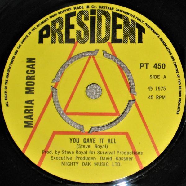 Maria Morgan - You Gave It All