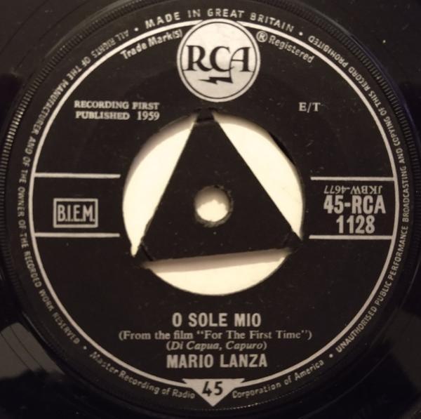 Mario Lanza - O Sole Mio / I Love Thee (Ich Liebe Dich)
