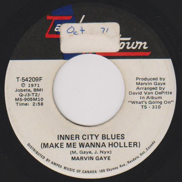 Marvin Gaye - Inner City Blues (Make Me Wanna Holler) / Wholy Holy