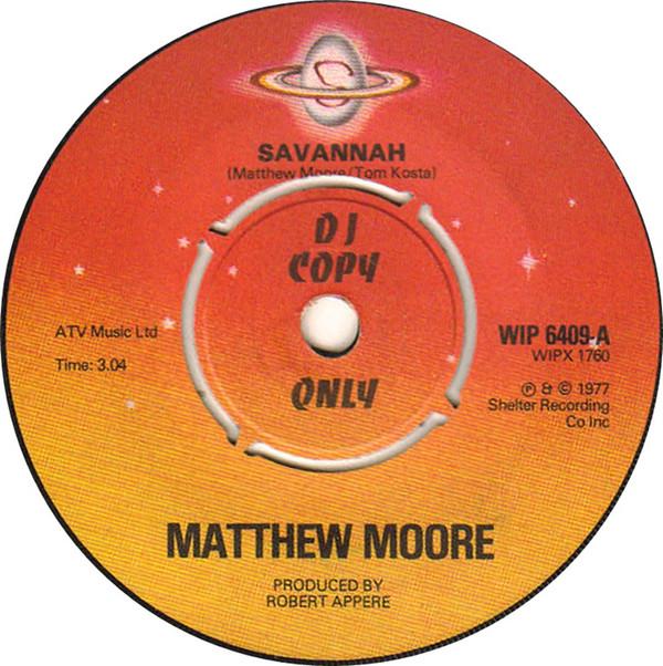 Matthew Moore - Savannah / Moon Dew