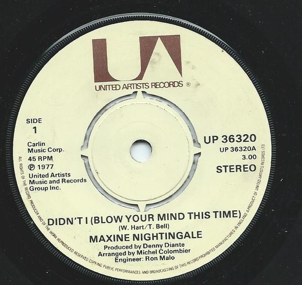 Maxine Nightingale - Didn't I (Blow Your Mind This Time)