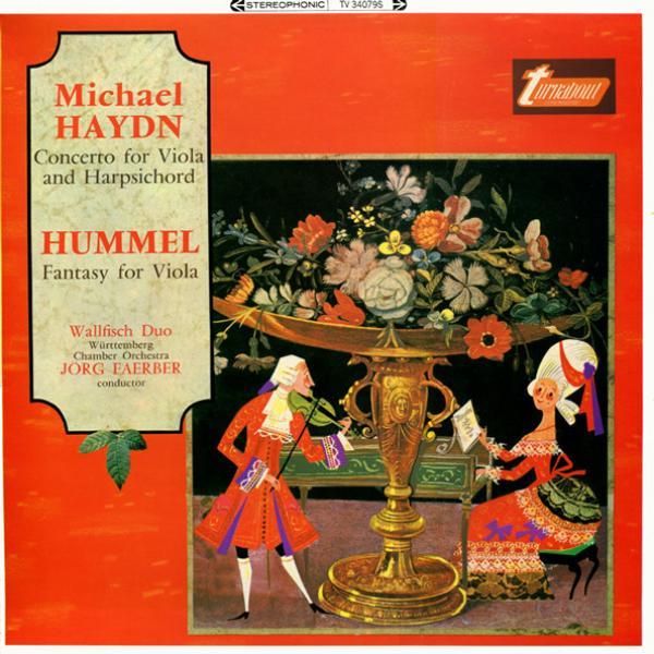 Michael Haydn, Johann Nepomuk Hummel, Jörg Faerber, Wallfisch Duo - Concerto For Viola And Harpsichord / Fantasy For Viola