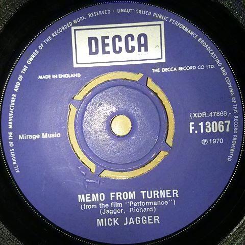 Mick Jagger - Memo From Turner / Natural Magic